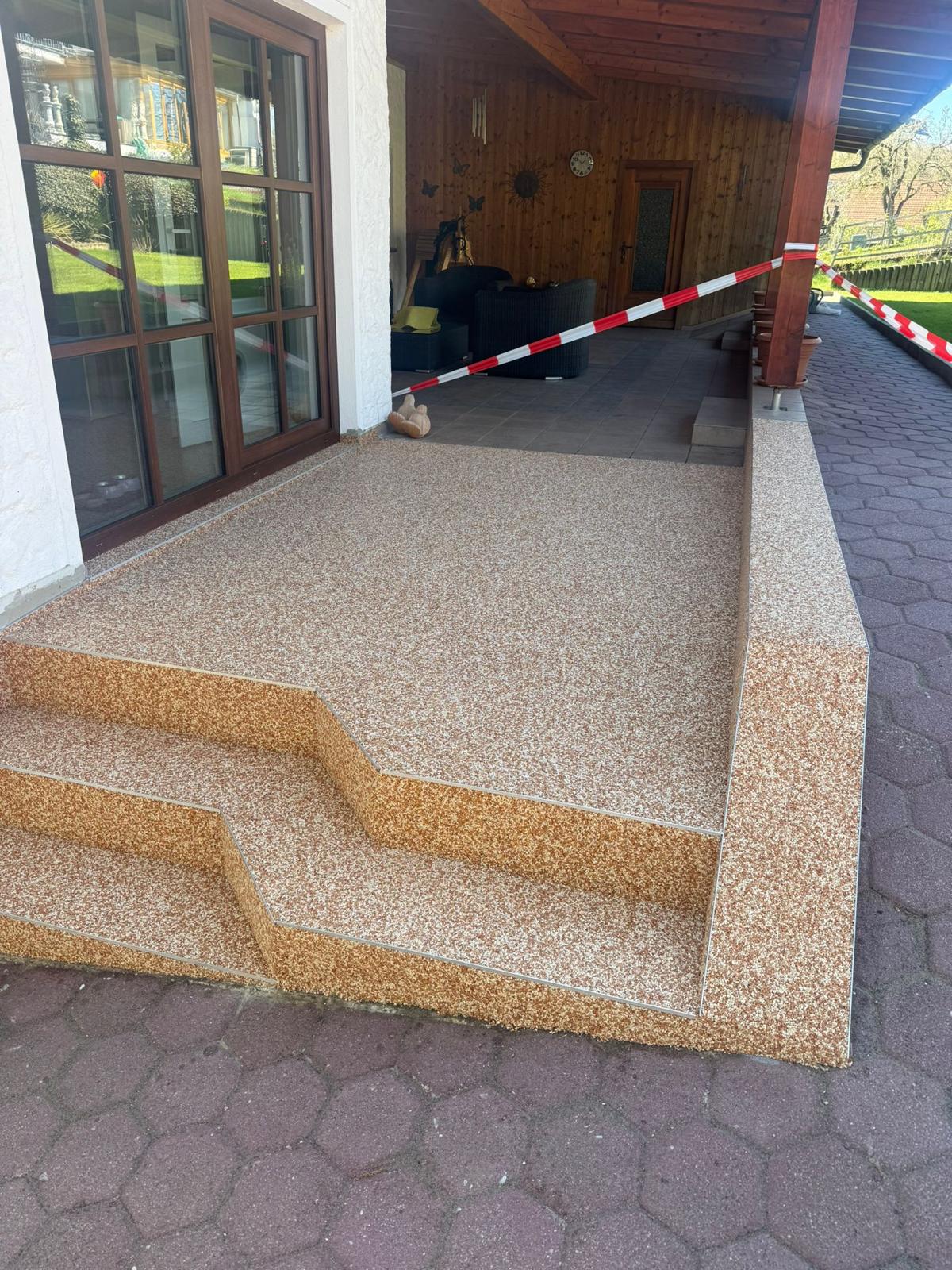 steinboden vor der behandlung