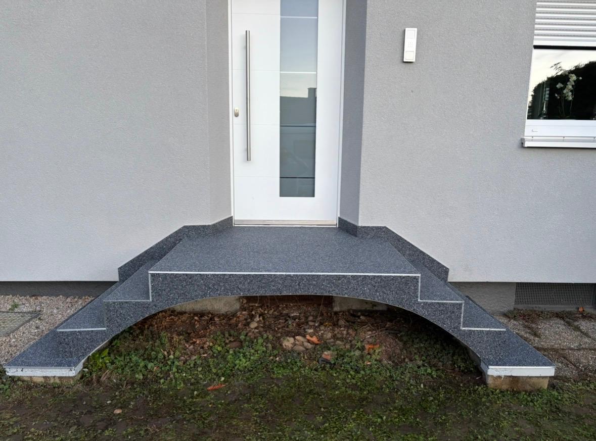 steinboden nach der behandlung